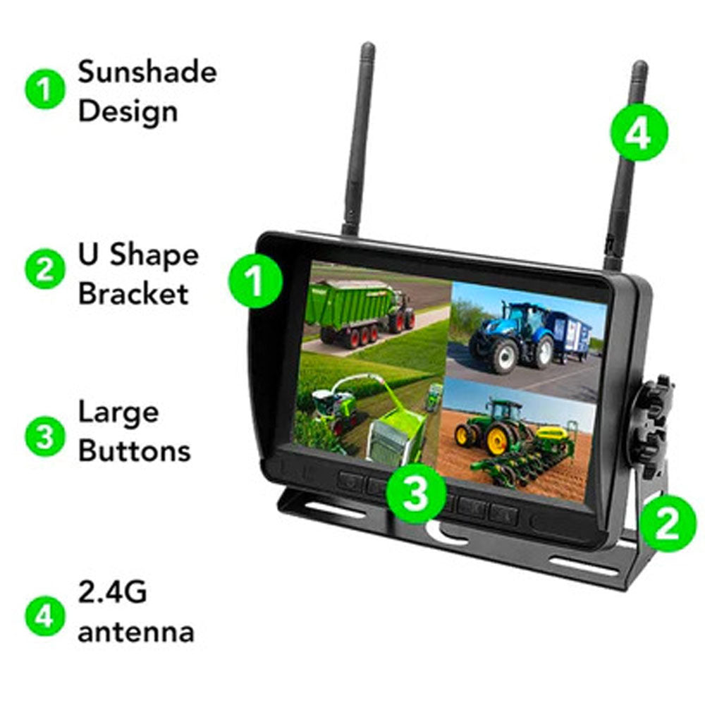 Wireless Backup Camera System With 7